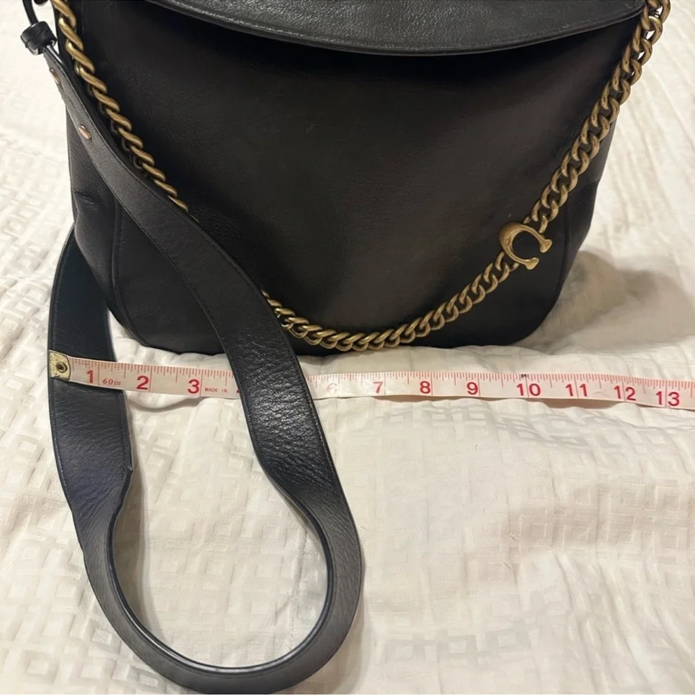 Black Coach Leather Crossover Bag - Picture 3 of 12